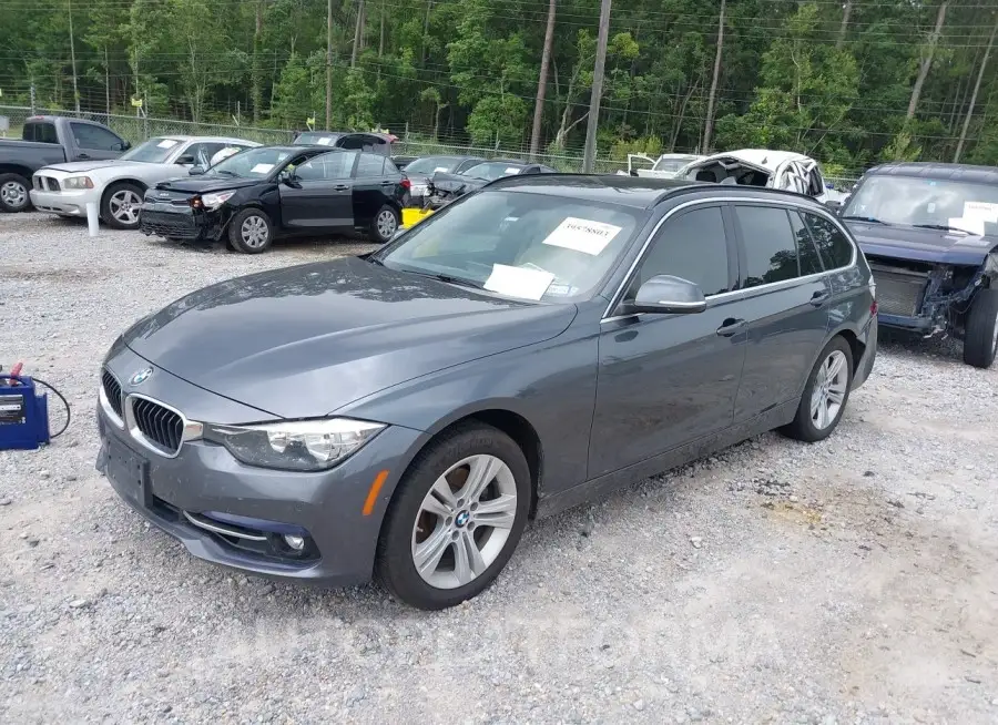 BMW 330I 2017 vin WBA8K3C32HA023285 from auto auction Iaai