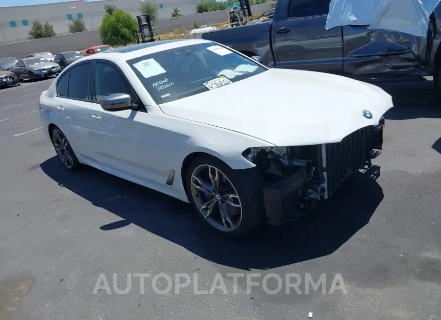 BMW M550I 2020 vin WBAJS7C07LCD22401 from auto auction Iaai