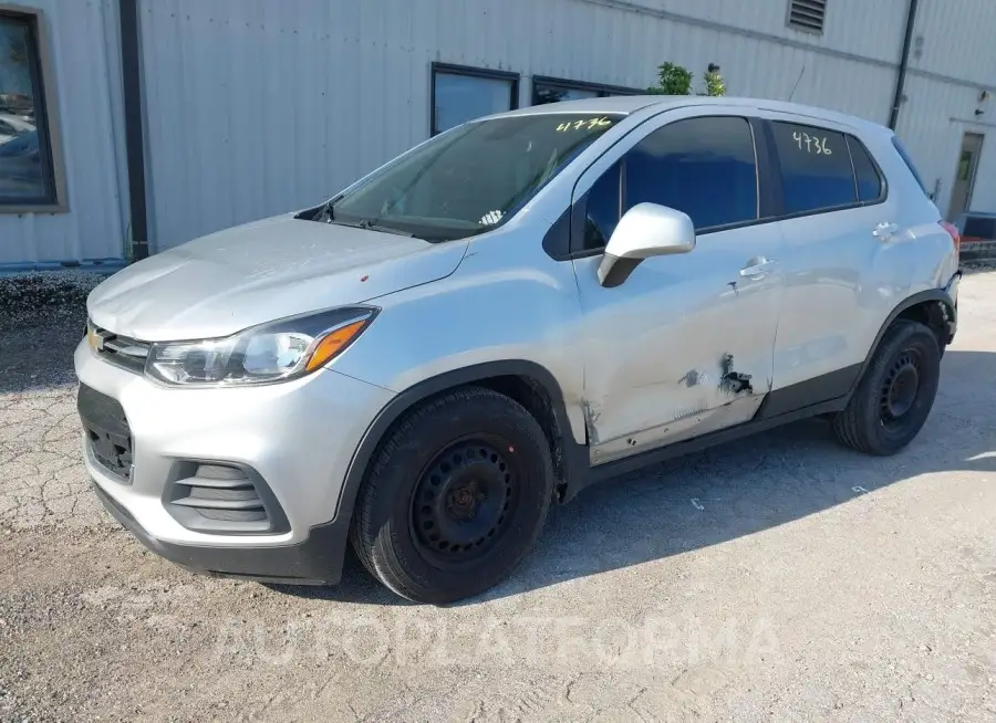 CHEVROLET TRAX 2017 vin KL7CJKSB1HB101307 from auto auction Iaai