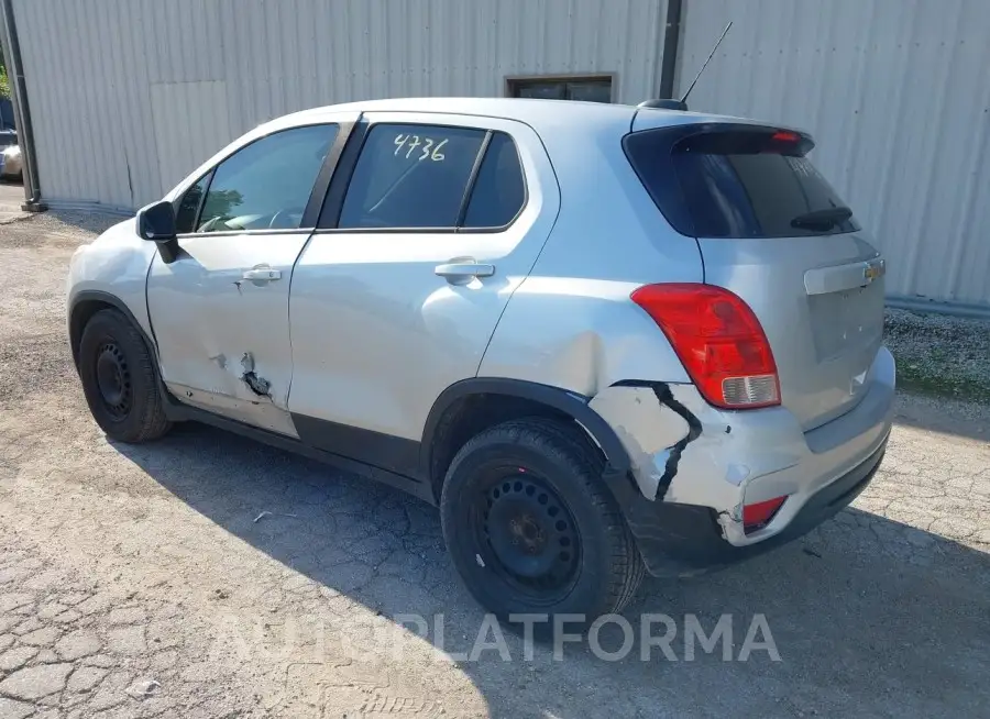 CHEVROLET TRAX 2017 vin KL7CJKSB1HB101307 from auto auction Iaai