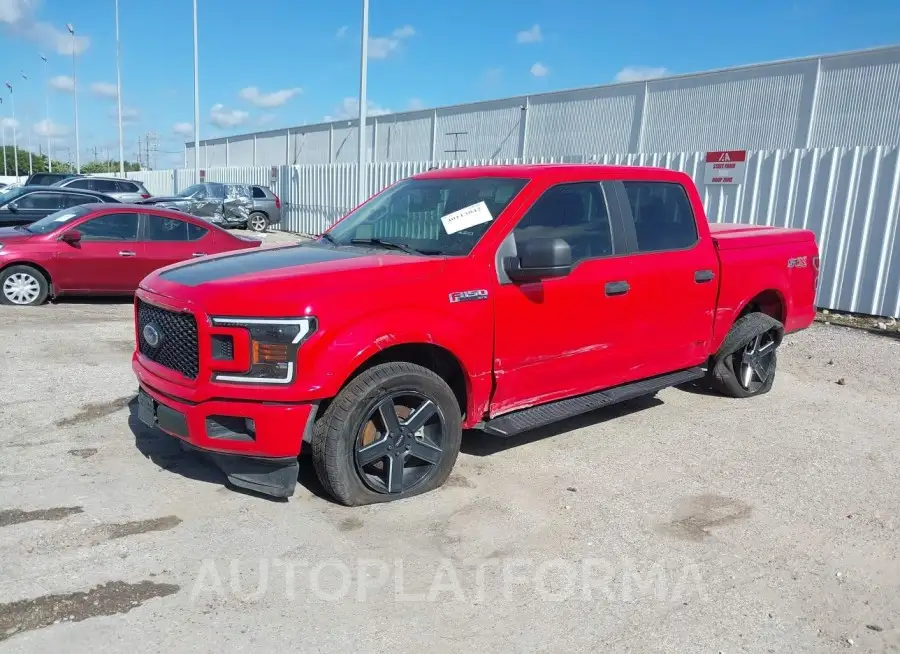 FORD F-150 2018 vin 1FTEW1CP8JKC69114 from auto auction Iaai