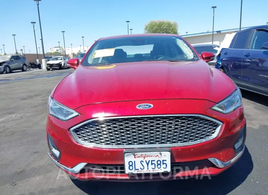 FORD FUSION ENERGI 2019 vin 3FA6P0SUXKR258573 from auto auction Iaai