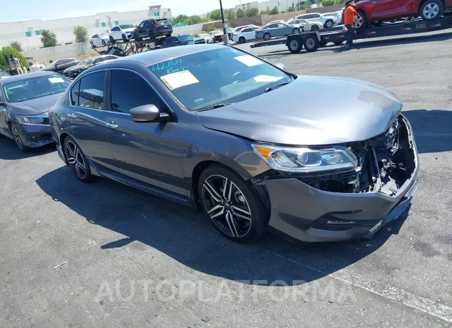 HONDA ACCORD 2017 vin 1HGCR2F13HA120073 from auto auction Iaai