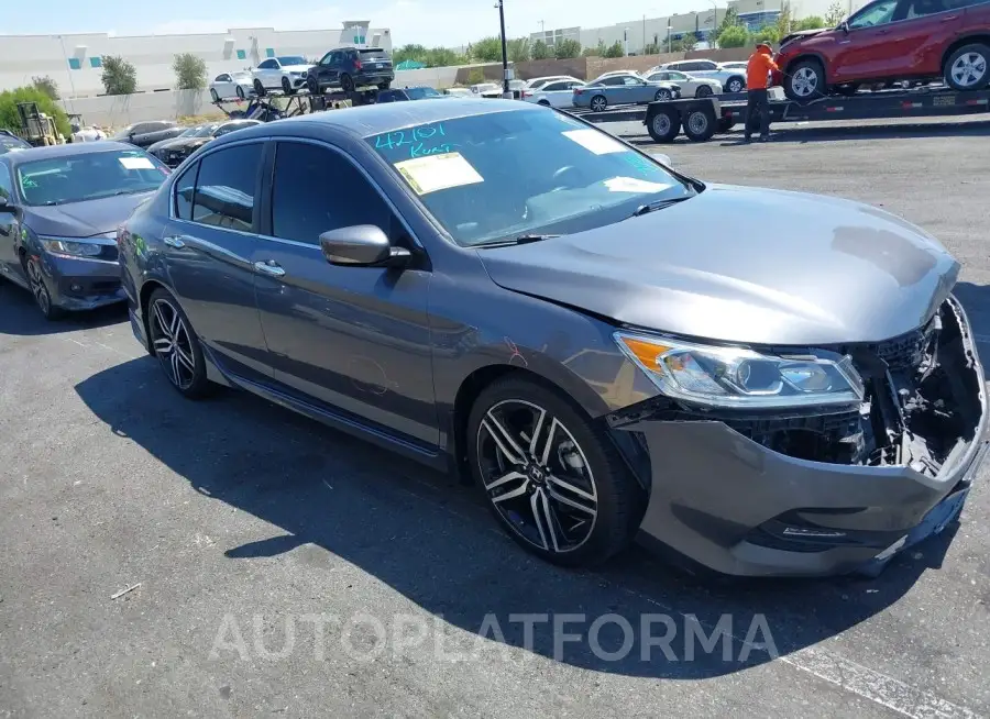 HONDA ACCORD 2017 vin 1HGCR2F13HA120073 from auto auction Iaai