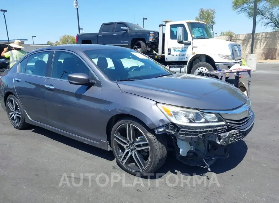 HONDA ACCORD 2017 vin 1HGCR2F54HA043863 from auto auction Iaai