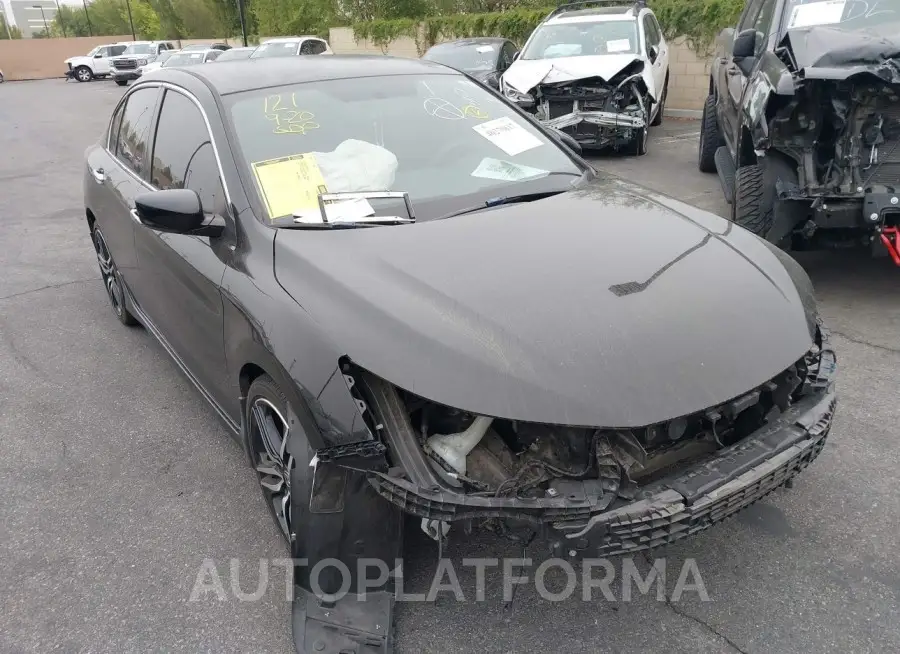 HONDA ACCORD 2017 vin 1HGCR2F56HA126646 from auto auction Iaai