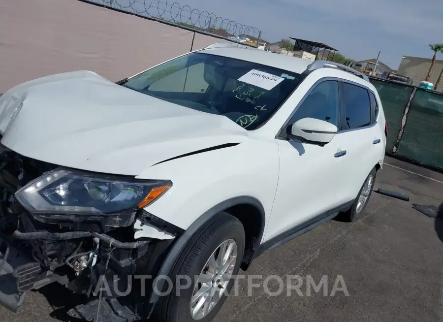 NISSAN ROGUE 2017 vin KNMAT2MTXHP602984 from auto auction Iaai