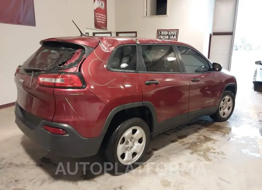 JEEP CHEROKEE 2015 vin 1C4PJLAB1FW721057 from auto auction Iaai