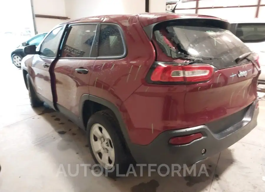 JEEP CHEROKEE 2015 vin 1C4PJLAB1FW721057 from auto auction Iaai