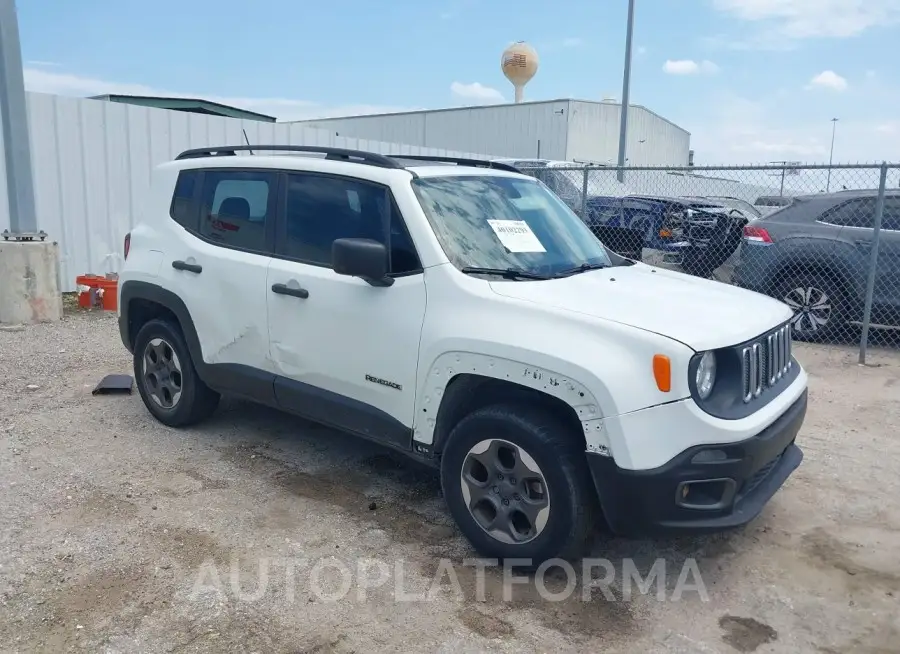 JEEP RENEGADE 2015 vin ZACCJBAT8FPB96903 from auto auction Iaai