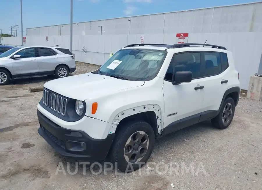 JEEP RENEGADE 2015 vin ZACCJBAT8FPB96903 from auto auction Iaai