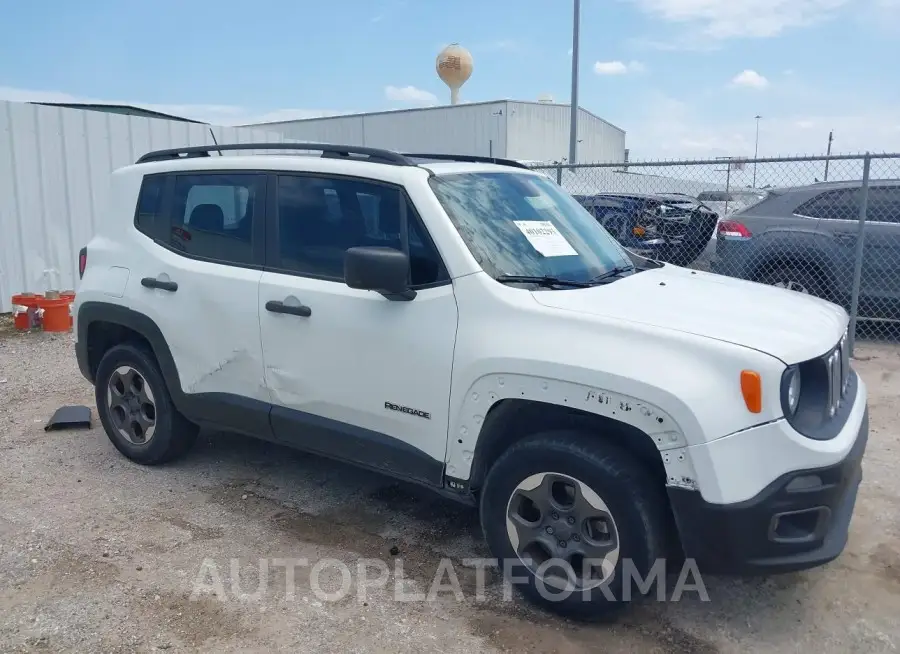 JEEP RENEGADE 2015 vin ZACCJBAT8FPB96903 from auto auction Iaai