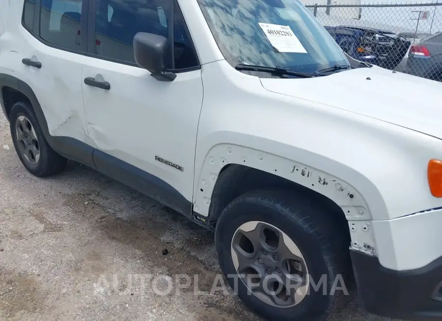 JEEP RENEGADE 2015 vin ZACCJBAT8FPB96903 from auto auction Iaai