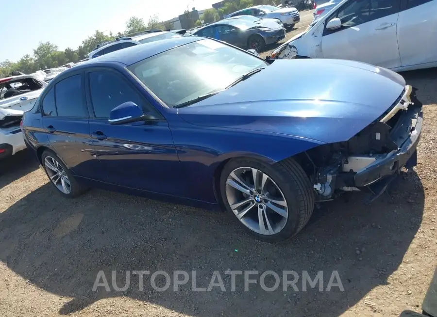 BMW 328I  2016 vin WBA8E9C5XGK646481 from auto auction Iaai