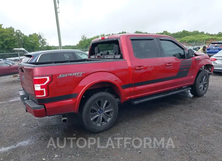 FORD F-150 2018 vin 1FTEW1EG1JFC91168 from auto auction Iaai