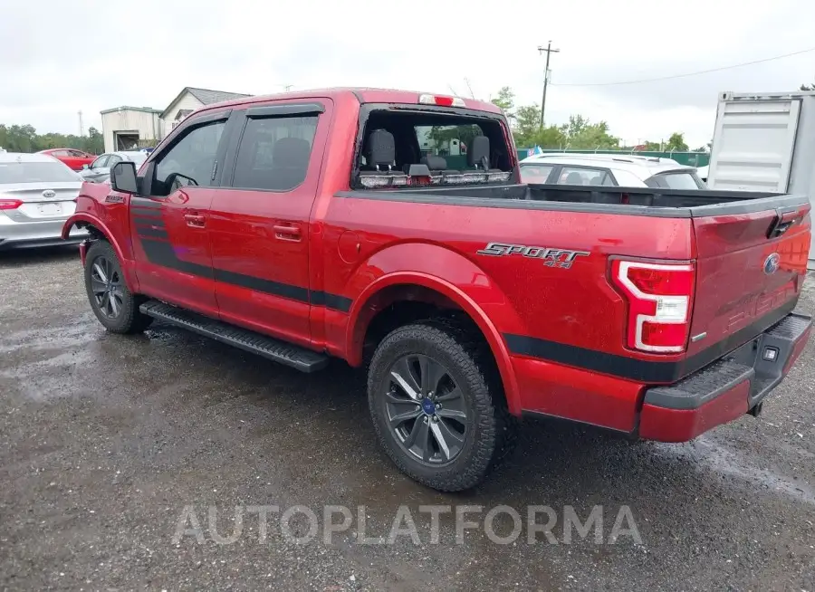 FORD F-150 2018 vin 1FTEW1EG1JFC91168 from auto auction Iaai