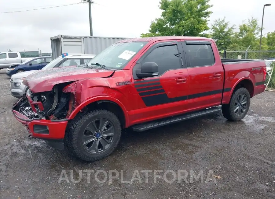 FORD F-150 2018 vin 1FTEW1EG1JFC91168 from auto auction Iaai