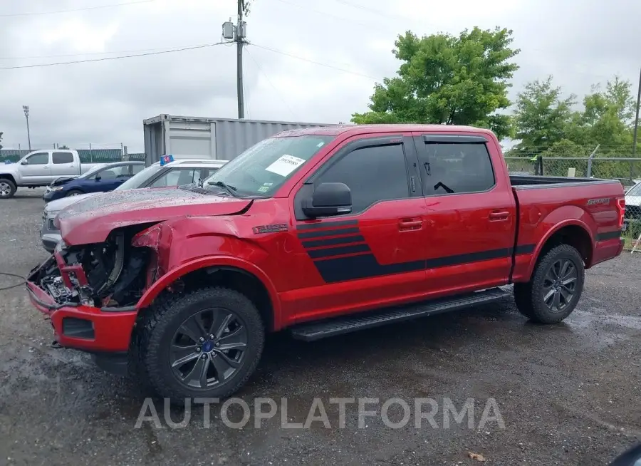 FORD F-150 2018 vin 1FTEW1EG1JFC91168 from auto auction Iaai