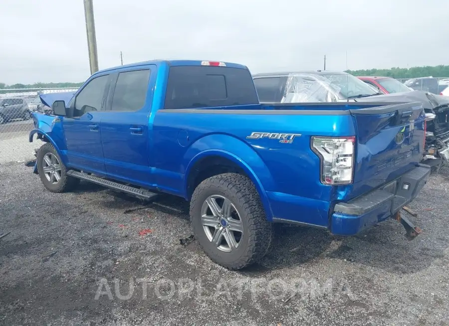 FORD F-150 2018 vin 1FTFW1E56JFB48543 from auto auction Iaai