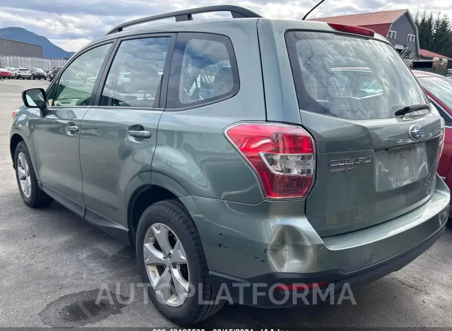 SUBARU FORESTER 2015 vin JF2SJABC5FH533086 from auto auction Iaai