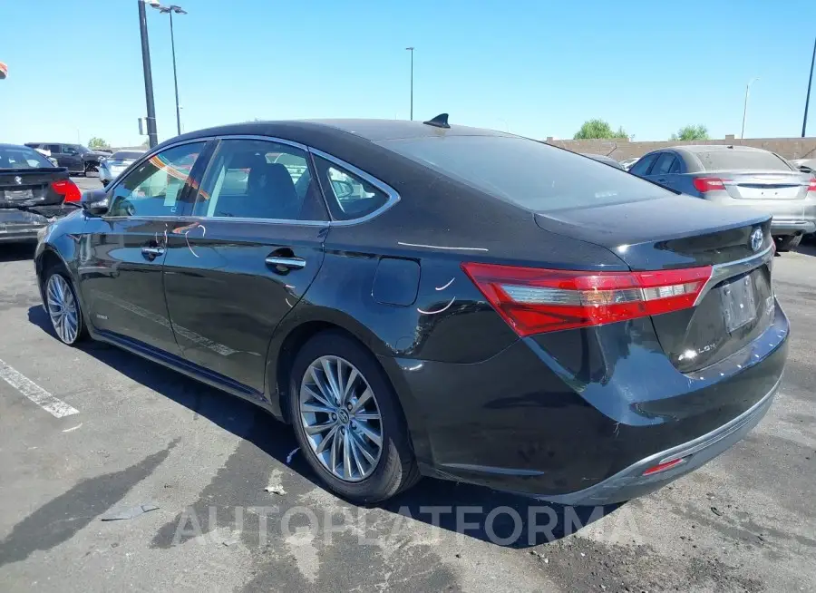 TOYOTA AVALON HYBRID 2016 vin 4T1BD1EB4GU048659 from auto auction Iaai