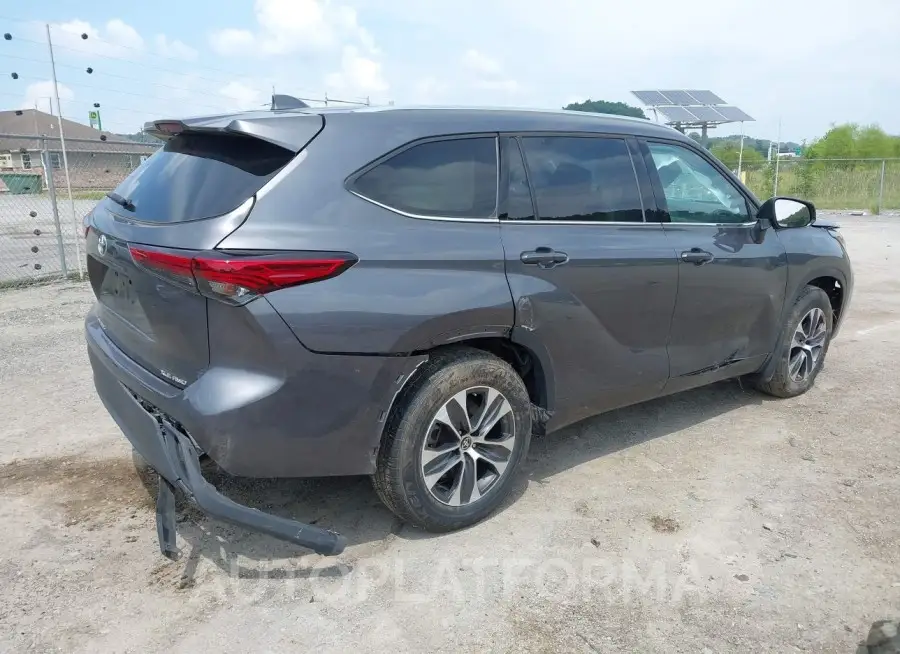 TOYOTA HIGHLANDER 2021 vin 5TDGZRBH6MS533033 from auto auction Iaai