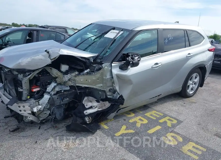 TOYOTA HIGHLANDER 2023 vin 5TDKDRBH6PS521252 from auto auction Iaai