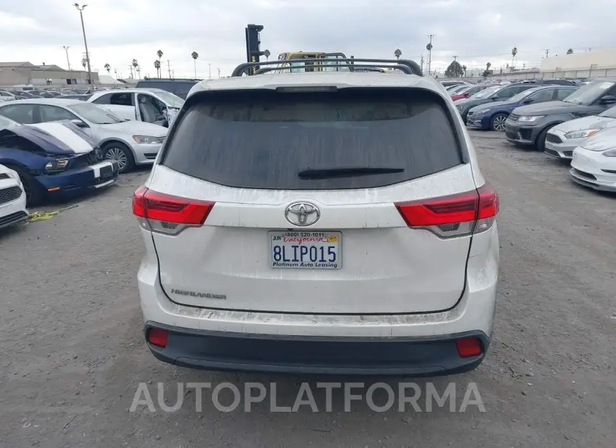 TOYOTA HIGHLANDER 2019 vin 5TDZARFH2KS052073 from auto auction Iaai