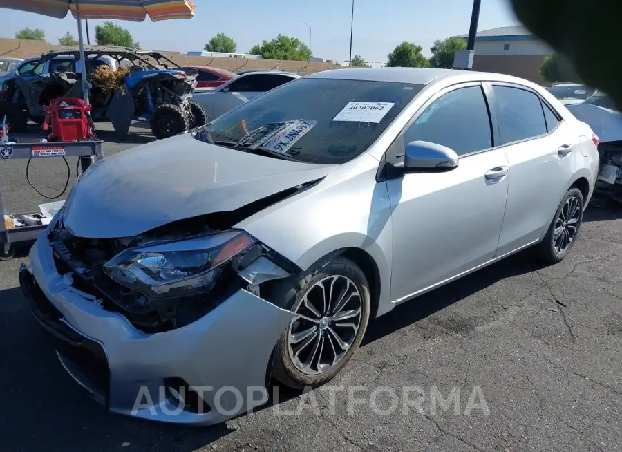 TOYOTA COROLLA 2016 vin 5YFBURHE1GP553127 from auto auction Iaai