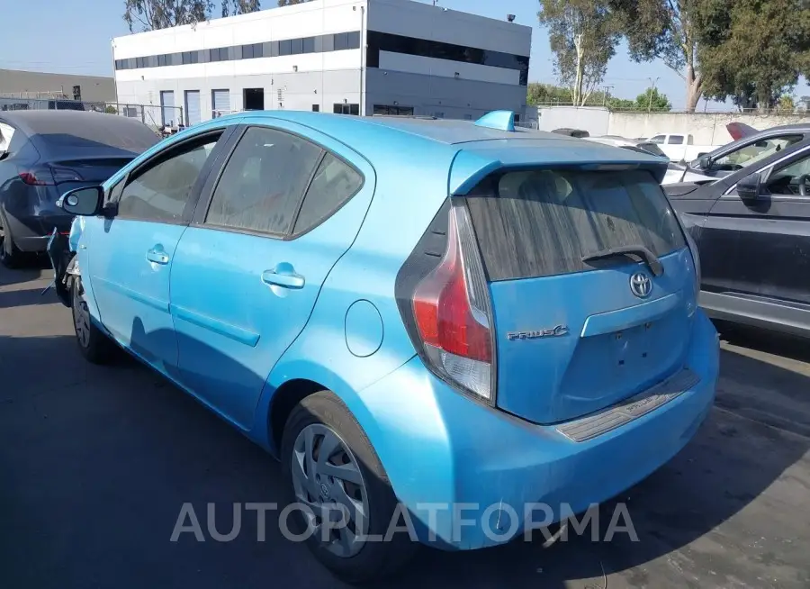 TOYOTA Prius c 2015 vin JTDKDTB31F1093524 from auto auction Iaai