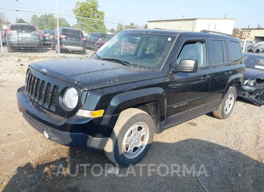 JEEP PATRIOT 2016 vin 1C4NJPBA9GD744412 from auto auction Iaai