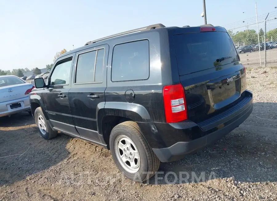 JEEP PATRIOT 2016 vin 1C4NJPBA9GD744412 from auto auction Iaai