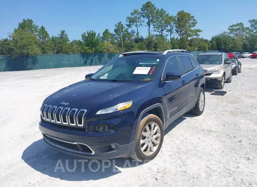 JEEP CHEROKEE 2016 vin 1C4PJMDB6GW280125 from auto auction Iaai