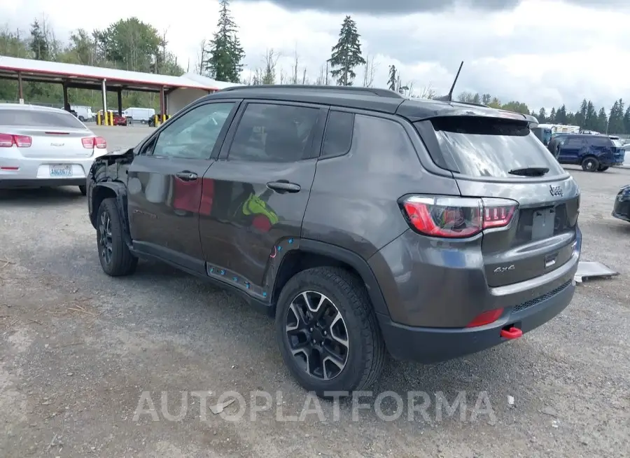 JEEP COMPASS 2021 vin 3C4NJDDB3MT591102 from auto auction Iaai