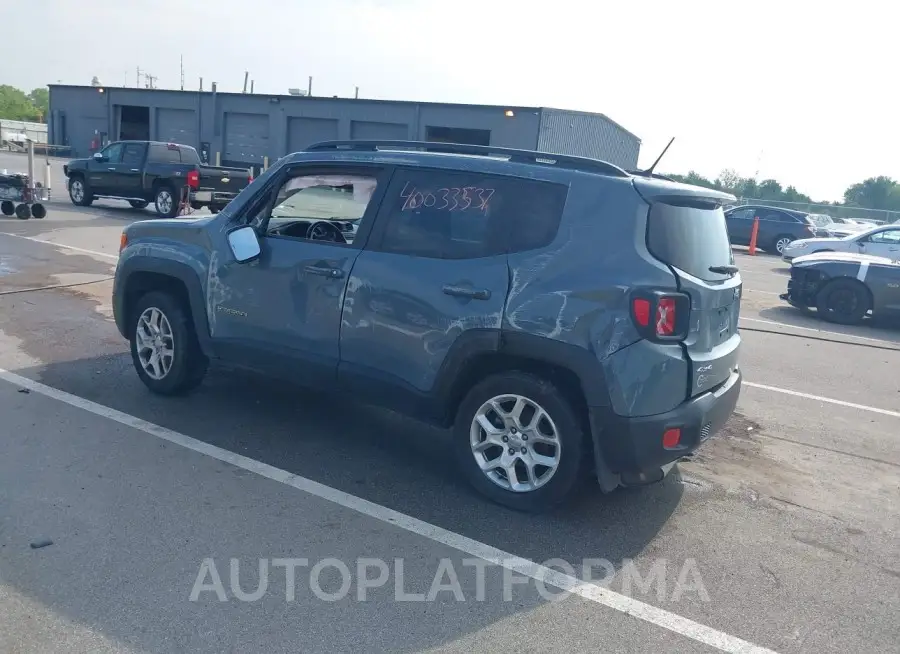 JEEP RENEGADE 2017 vin ZACCJBBB2HPG39605 from auto auction Iaai