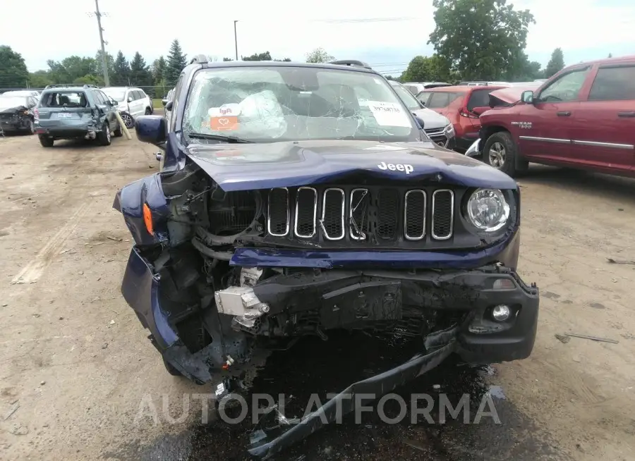 JEEP RENEGADE 2017 vin ZACCJBBB6HPG63308 from auto auction Iaai