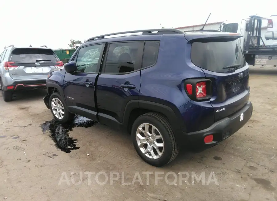 JEEP RENEGADE 2017 vin ZACCJBBB6HPG63308 from auto auction Iaai