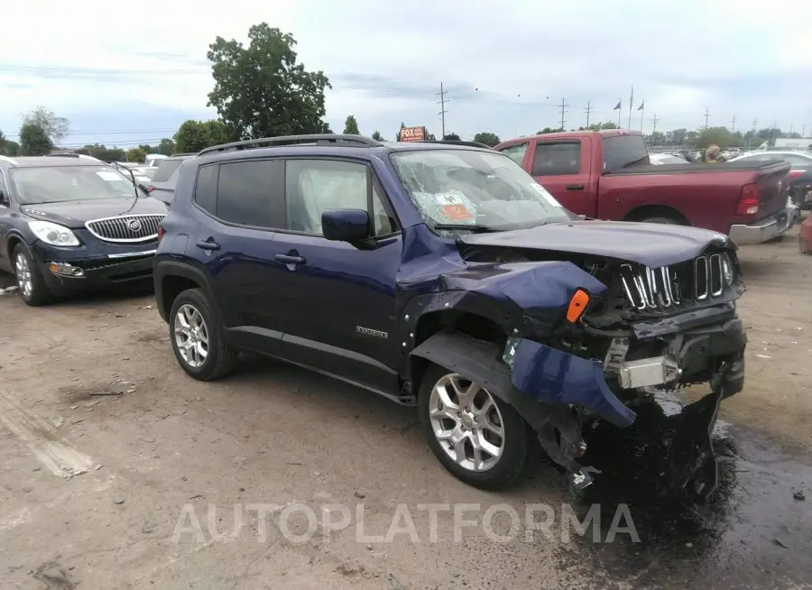 JEEP RENEGADE 2017 vin ZACCJBBB6HPG63308 from auto auction Iaai