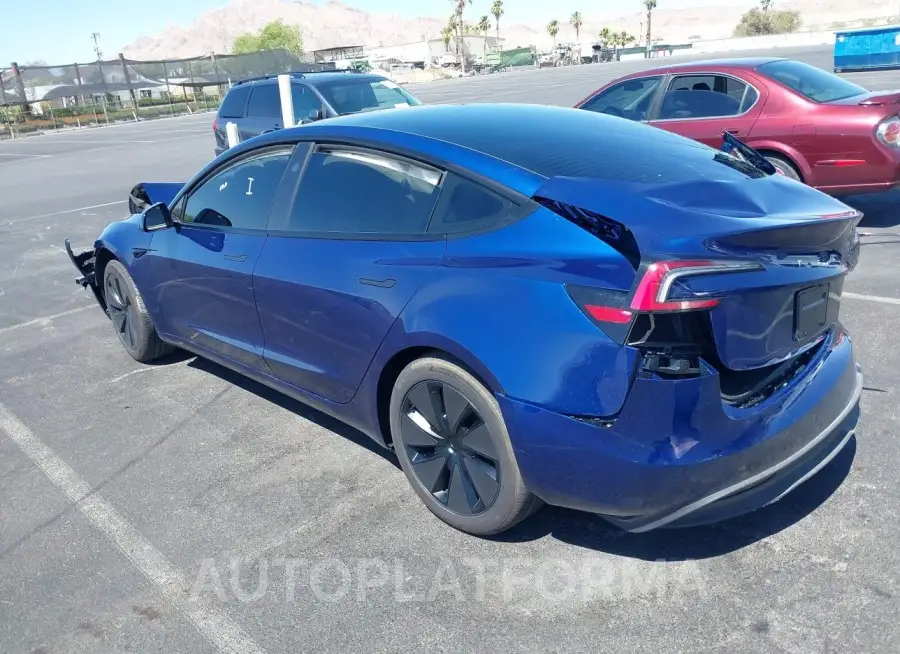 TESLA MODEL 3 2024 vin 5YJ3E1EAXRF743611 from auto auction Iaai