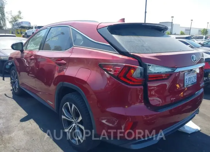 LEXUS RX 450H 2019 vin 2T2BGMCA7KC030312 from auto auction Iaai