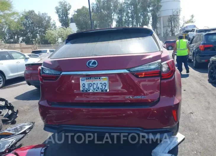 LEXUS RX 450H 2019 vin 2T2BGMCA7KC030312 from auto auction Iaai