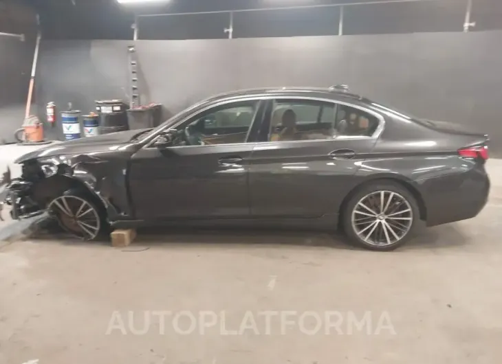 BMW 530I 2021 vin WBA13BJ05MWX17256 from auto auction Iaai