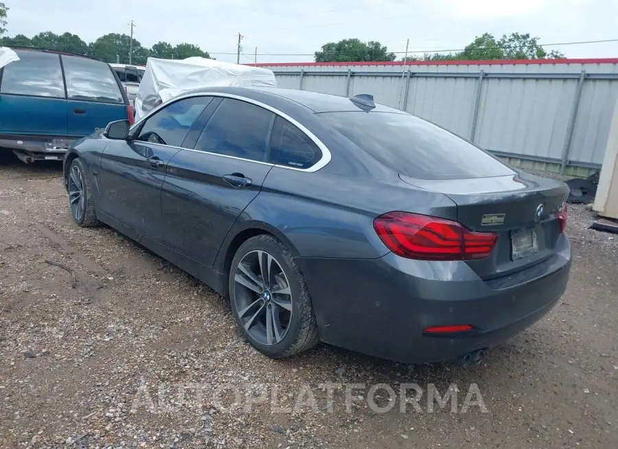 BMW 430I GRAN COUPE 2020 vin WBA4J1C05LBU67825 from auto auction Iaai