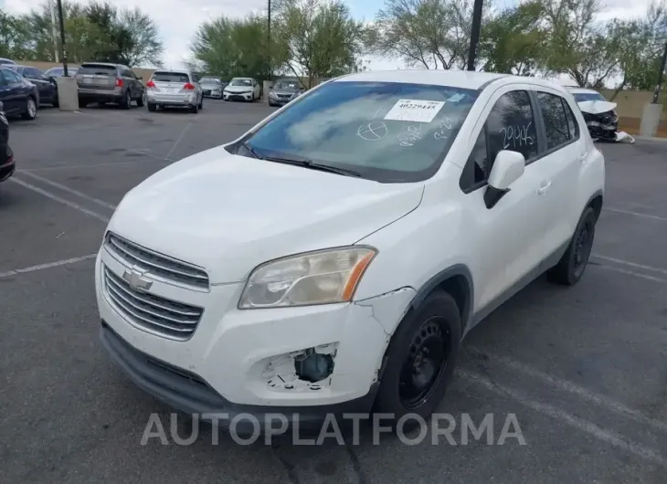 CHEVROLET TRAX 2015 vin KL7CJKSB6FB120982 from auto auction Iaai