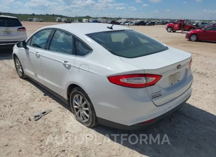 FORD FUSION 2015 vin 1FA6P0G70F5102117 from auto auction Iaai