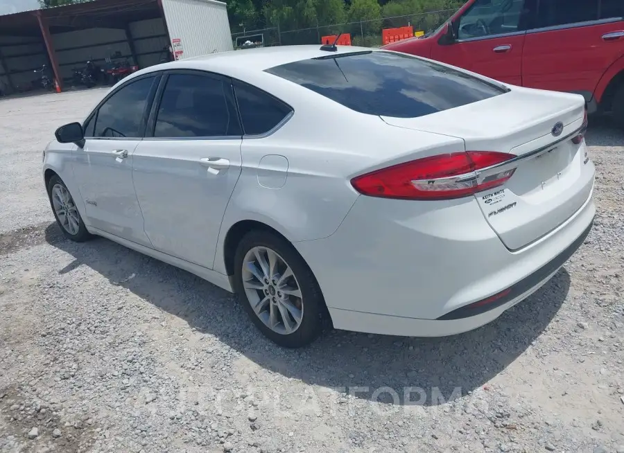 FORD FUSION HYBRID 2017 vin 3FA6P0LU6HR287107 from auto auction Iaai