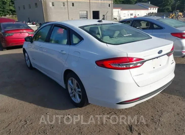 FORD FUSION HYBRID 2018 vin 3FA6P0LU6JR250645 from auto auction Iaai