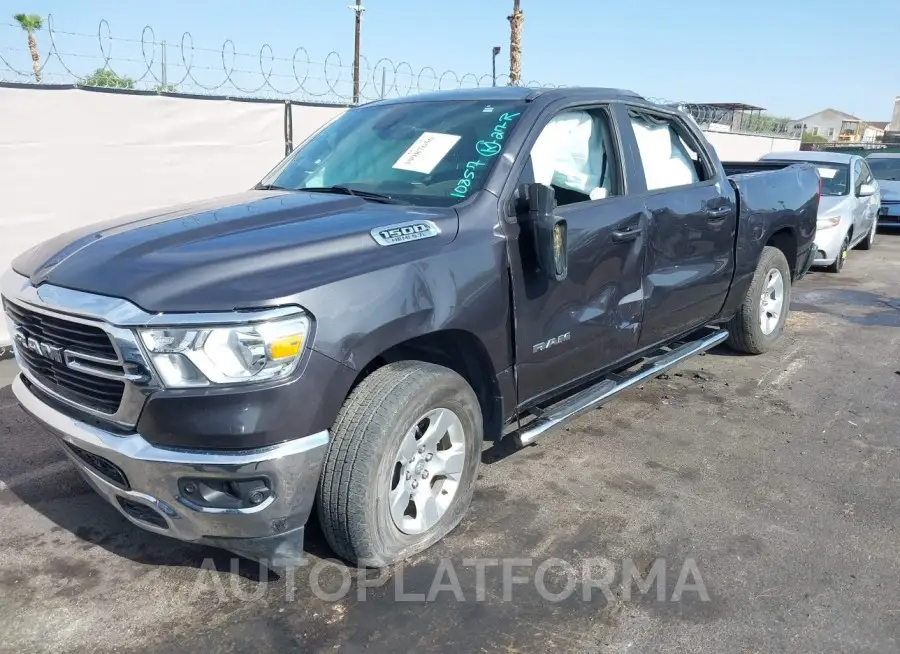 RAM 1500 2021 vin 1C6RREFT5MN689609 from auto auction Iaai