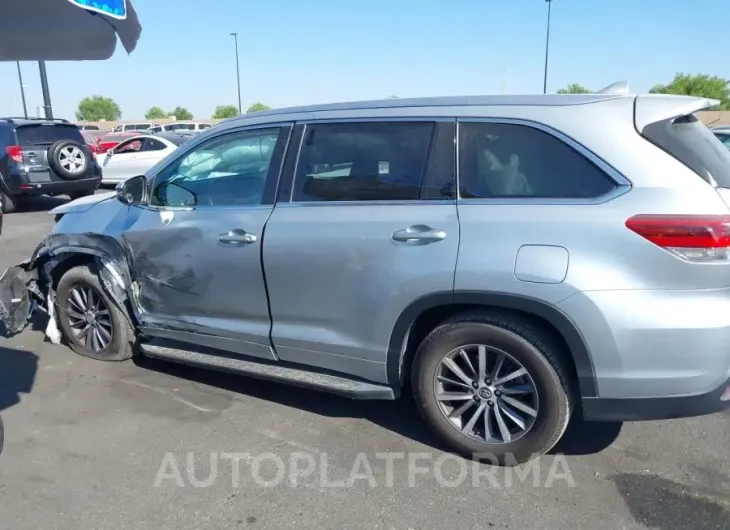 TOYOTA HIGHLANDER 2018 vin 5TDKZRFH7JS532537 from auto auction Iaai