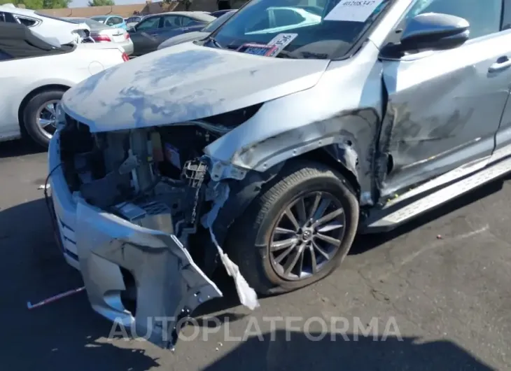 TOYOTA HIGHLANDER 2018 vin 5TDKZRFH7JS532537 from auto auction Iaai